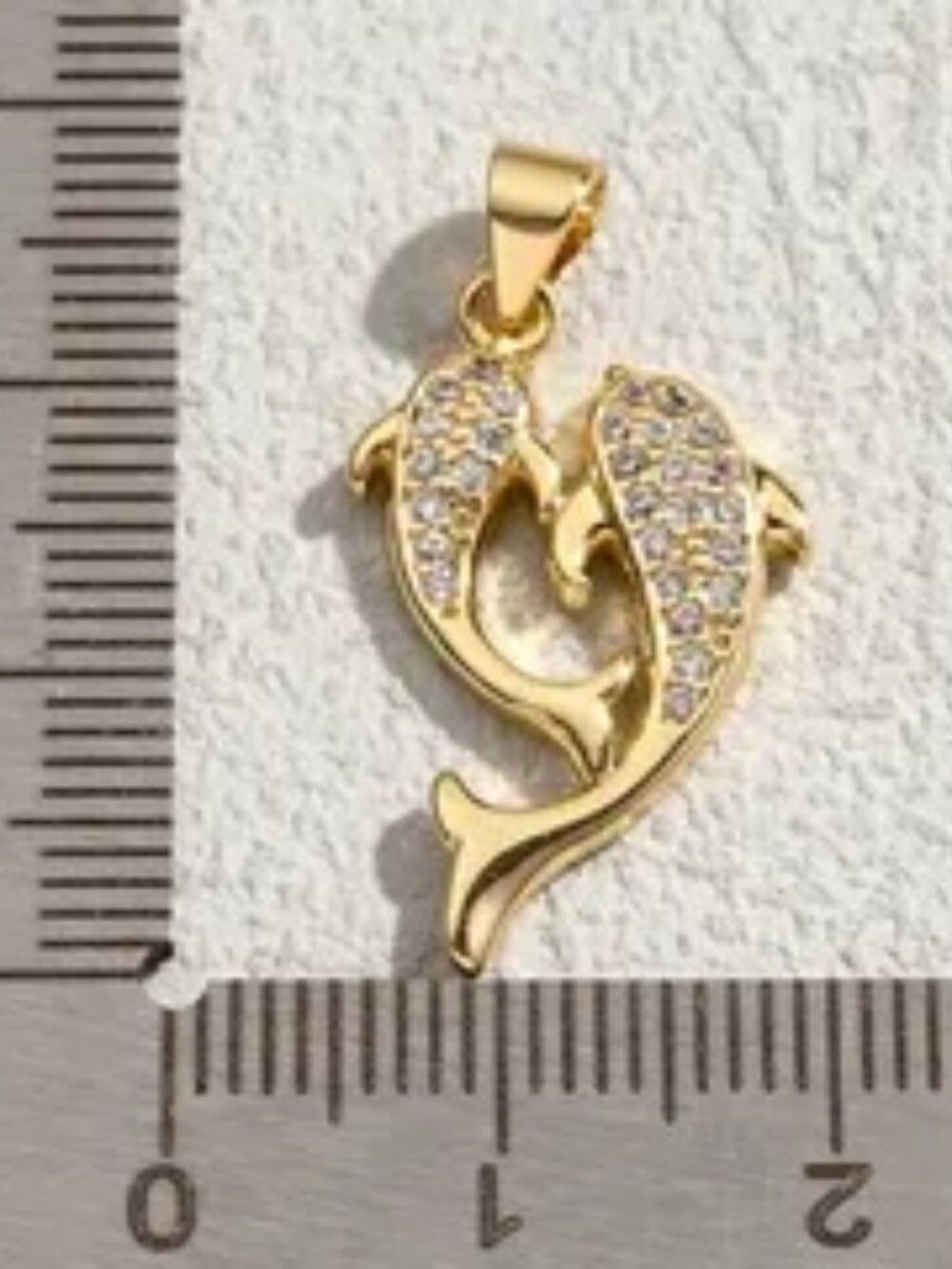 Brand New18k Gold Plated Dolphin Pendant Necklace